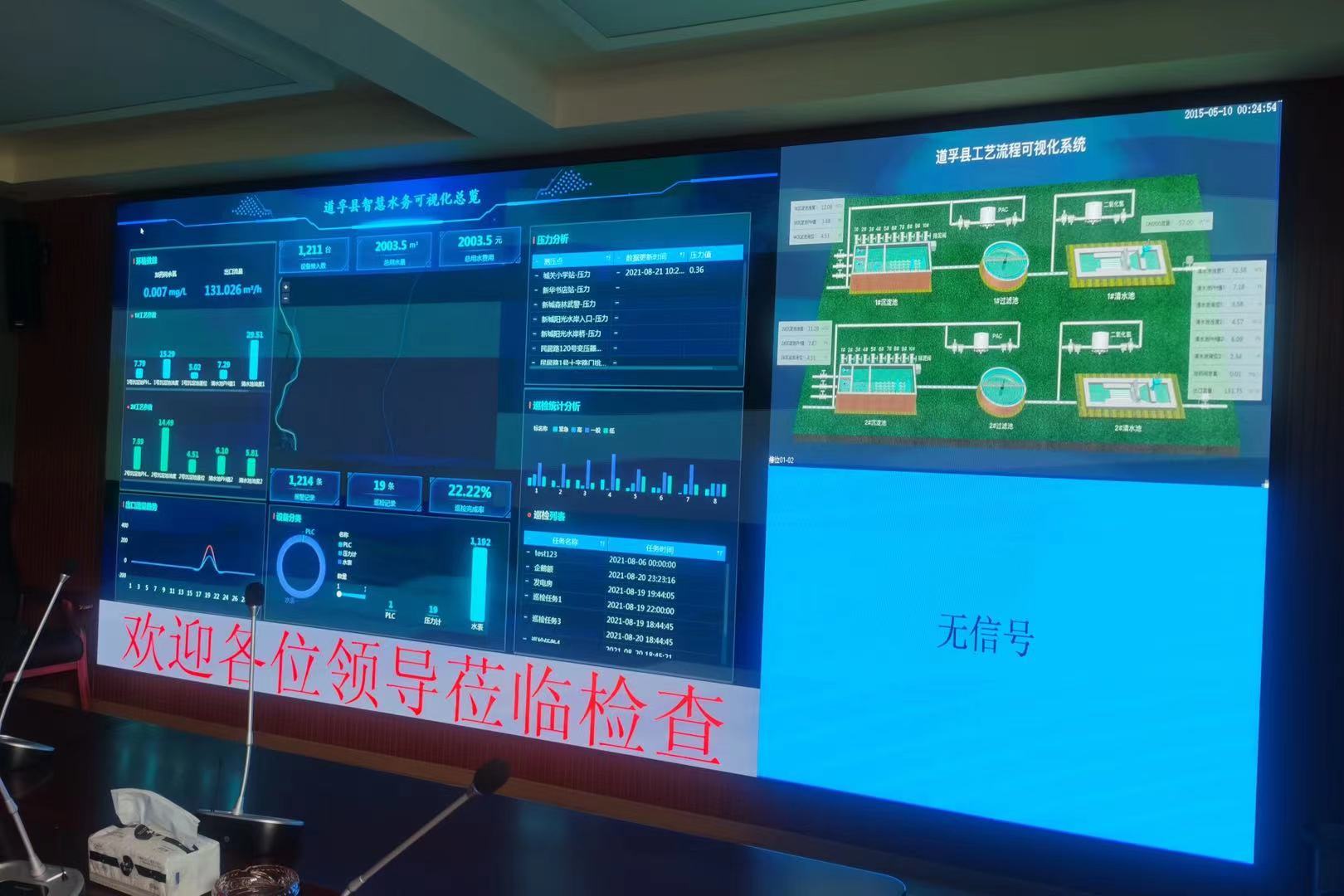 8月21日，深龍軟件協作道孚縣智慧水務系統正式上線